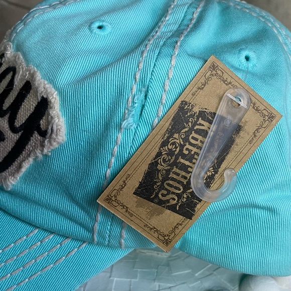 NWT Vacay All Day Hat Embroidered Distressed Ball Cap vacations ballcap - Picture 4 of 7